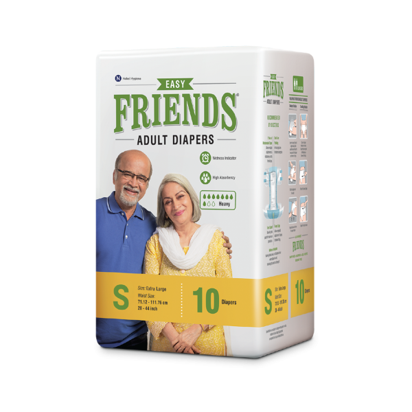 Friends Easy Adult Diapers (S) 10's - Unisex