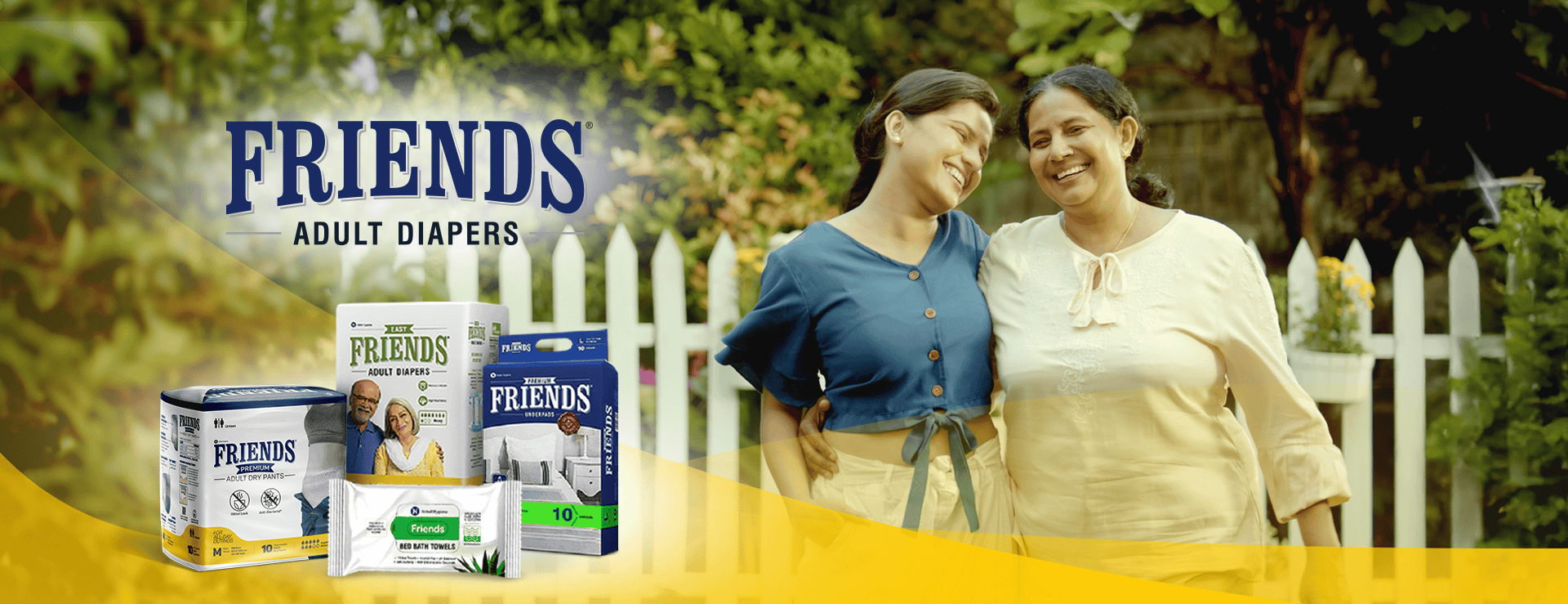 NEW PRODUCT | FRIENDS OVERNIGHT ADULT DIAPERS (M) 10’s UNISEX