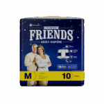 FRIENDS OVERNIGHT ADULT DIAPERS (M) 10's UNISEX