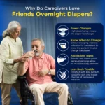 FRIENDS OVERNIGHT ADULT DIAPERS (L) 10's UNISEX